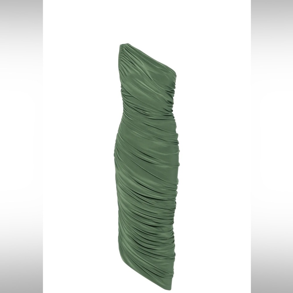 Norma Kamala one shoulder Diana dress - xs, olive